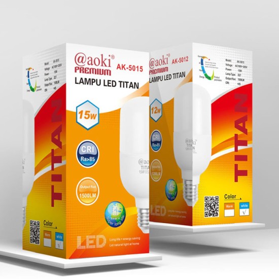 Aoki AK-5055 Titan Lampu LED 55 Watt Capsule Bohlam E27 Aoki AK-5055 Titan Lampu LED 55 Watt Capsule Bohlam E27