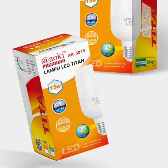 Aoki AK-5055 Titan Lampu LED 55 Watt Capsule Bohlam E27 Aoki AK-5055 Titan Lampu LED 55 Watt Capsule Bohlam E27
