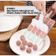 Alat Cetak Bakso Anti Lengket Model 4 Baris Alat Cetak Bakso Anti Lengket Model 4 Baris