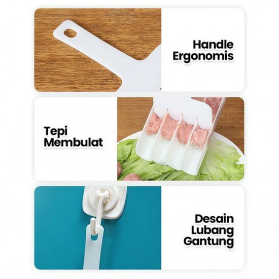 Alat Cetak Bakso Anti Lengket Model 4 Baris Alat Cetak Bakso Anti Lengket Model 4 Baris