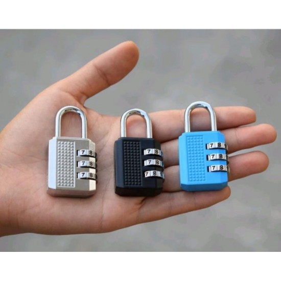 Gembok Koper Number PIN 3 Digit Padlock Mini