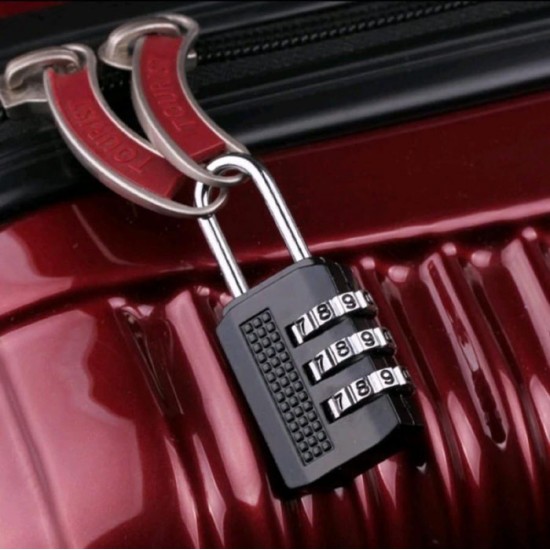 Gembok Koper Number PIN 3 Digit Padlock Mini