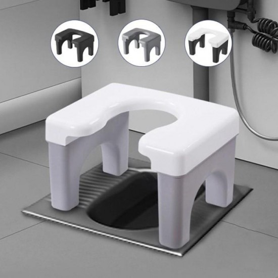 Kursi Toilet Plastik Tempat Duduk Kloset Jongkok Bahan Anti Slip Kursi Toilet Plastik Tempat Duduk Kloset Jongkok Bahan Anti Slip