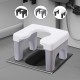Kursi Toilet Plastik Tempat Duduk Kloset Jongkok Bahan Anti Slip Kursi Toilet Plastik Tempat Duduk Kloset Jongkok Bahan Anti Slip