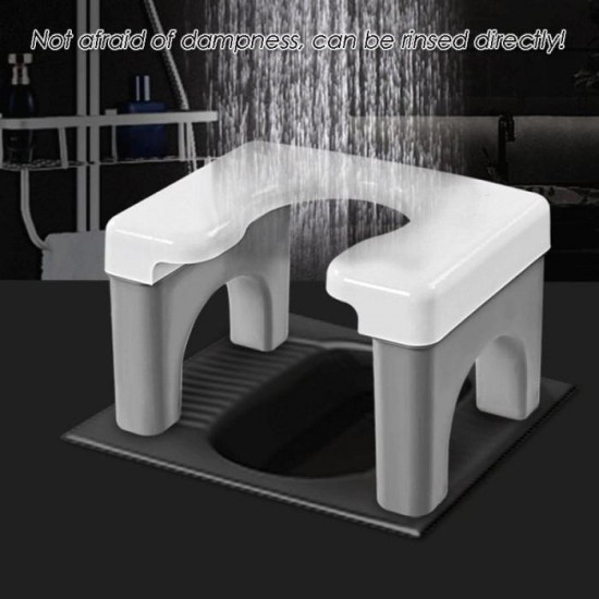 Kursi Toilet Plastik Tempat Duduk Kloset Jongkok Bahan Anti Slip Kursi Toilet Plastik Tempat Duduk Kloset Jongkok Bahan Anti Slip