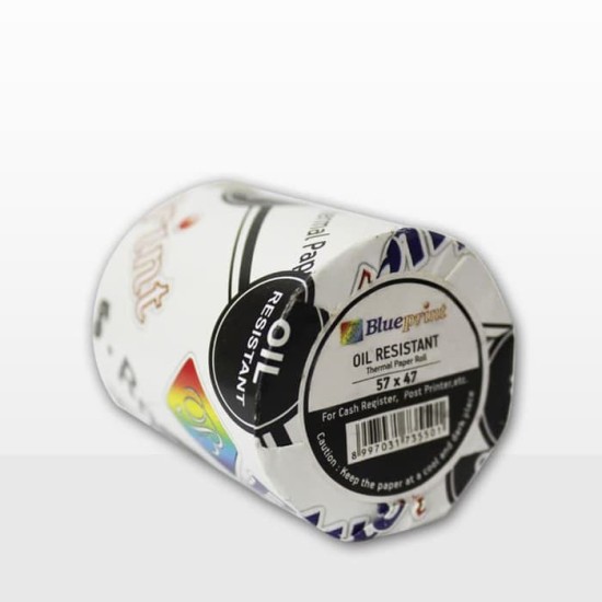 Blueprint Thermal Paper Roll 57x47mm Oil Resistant - Kertas Termal Anti Minyak Blueprint Thermal Paper Roll 57x47mm Oil Resistant - Kertas Termal Anti Minyak