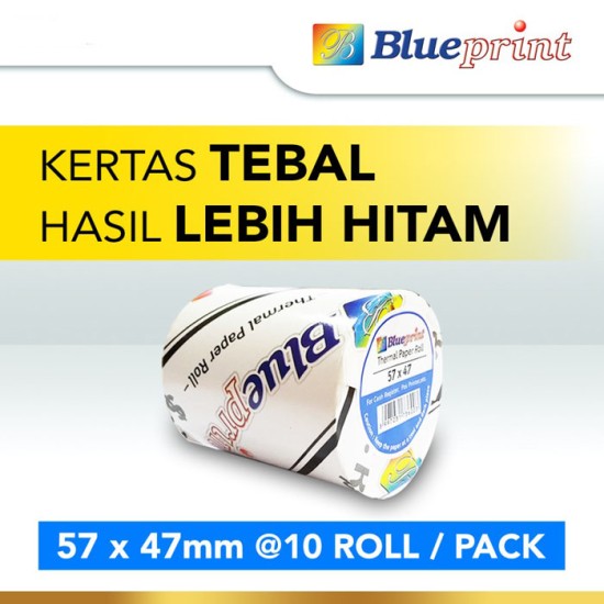 Blueprint Thermal Paper Roll 57x47mm Blueprint Thermal Paper Roll 57x47mm
