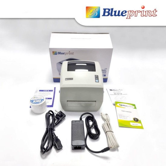 Blueprint BP-TD110BT Printer Thermal Barcode Label Resi A6 USB Bluetooth Blueprint BP-TD110BT Printer Thermal Barcode Label Resi A6 USB Bluetooth