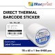 Blueprint Direct Thermal Sticker Label Stiker Barcode 78x60 mm 1 Line 400 pcs Blueprint Direct Thermal Sticker Label Stiker Barcode 78x60 mm 1 Line 400 pcs