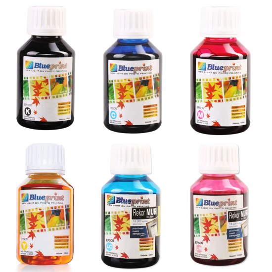 Blueprint Bulk Ink Photo 100 ml Epson Tinta Botol Kualitas Foto 6 Warna Blueprint Bulk Ink Photo 100 ml Epson Tinta Botol Kualitas Foto 6 Warna