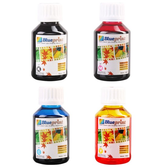 Blueprint Bulk Ink Photo 100 ml HP 4 Warna Blueprint Bulk Ink Photo 100 ml HP 4 Warna