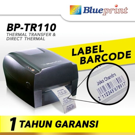 Blueprint BP-TR110 Printer Thermal Barcode Label USB Serial LAN Blueprint BP-TR110 Printer Thermal Barcode Label USB Serial LAN