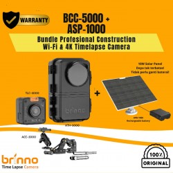 Brinno Paket Bundle BCC5000 ASP1000-P Time Lapse Camera Solar Power Kit