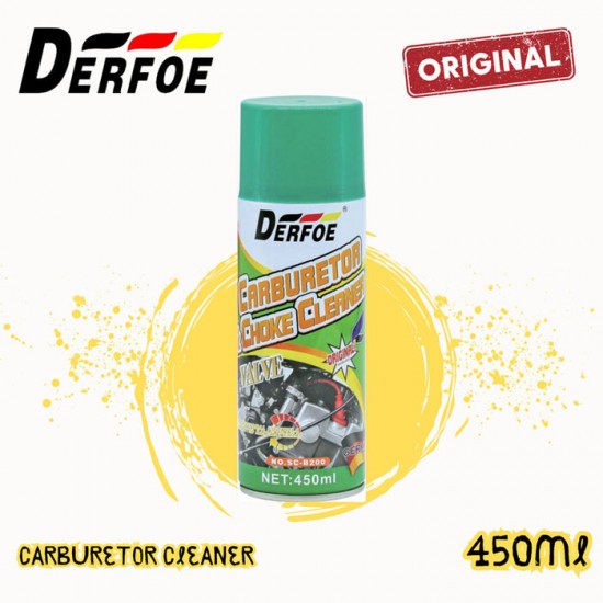 Derfoe Carburator Cleaner 450 ml Spray Pembersih Karburator Mobil Motor Derfoe Carburator Cleaner 450 ml Spray Pembersih Karburator Mobil Motor