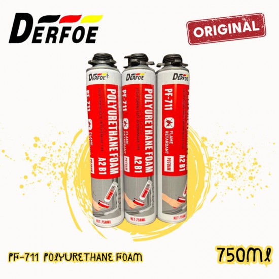Derfoe PF-711 PU Foam Polyurethane 750 ml Spray Busa Insulasi Derfoe PF-711 PU Foam Polyurethane 750 ml Spray Busa Insulasi