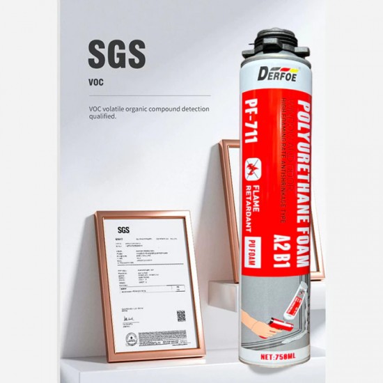 Derfoe PF-711 PU Foam Polyurethane 750 ml Spray Busa Insulasi Derfoe PF-711 PU Foam Polyurethane 750 ml Spray Busa Insulasi