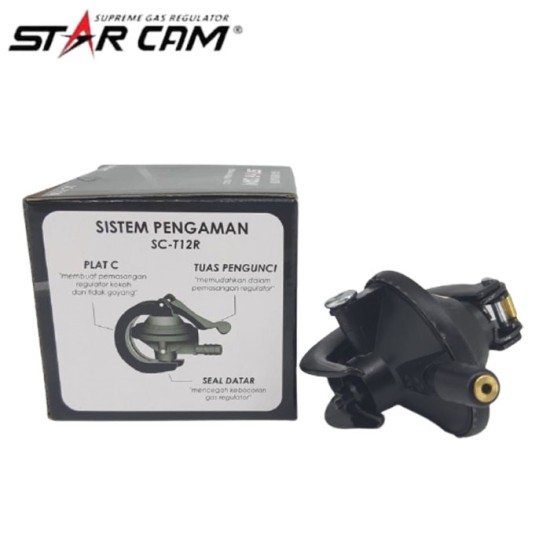 Star Cam SC-T12R Regulator Gas Tekanan Rendah Star Cam SC-T12R Regulator Gas Tekanan Rendah
