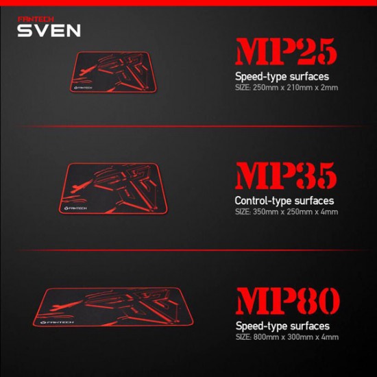Fantech MP35 Sven Gaming Mousepad Fantech MP35 Sven Gaming Mousepad