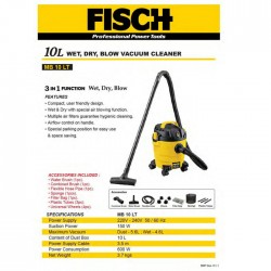 Fisch MB10LT Vacuum Cleaner 10 L 3 in 1 Fisch MB10LT Vacuum Cleaner 10 L 3 in 1