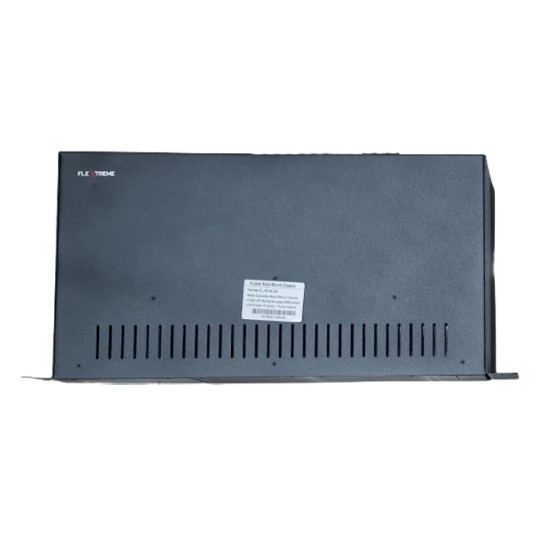 Flextreme FL-81/4-2A: Media Converter Rack-Mount Chassis 14 slots with dual power supply NMS function Flextreme FL-81/4-2A: Media Converter Rack-Mount Chassis 14 slots with dual power supply NMS function
