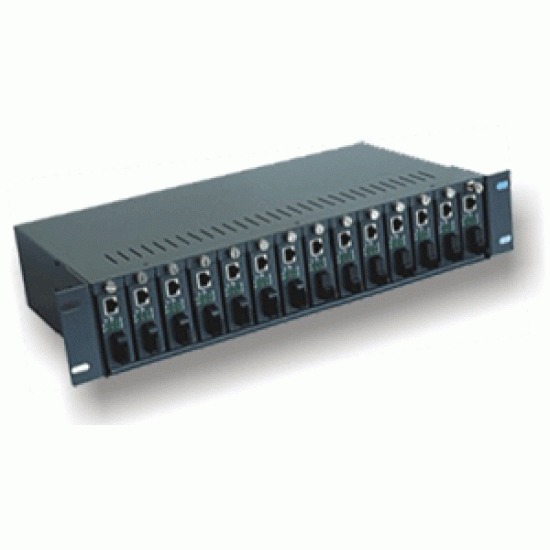 Flextreme FL-81/4-2A: Media Converter Rack-Mount Chassis 14 slots with dual power supply NMS function Flextreme FL-81/4-2A: Media Converter Rack-Mount Chassis 14 slots with dual power supply NMS function