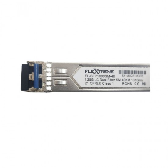 Flextreme FL-SFP1000SM-40 SFP Module 1000BaseLX Single Mode 40 Km