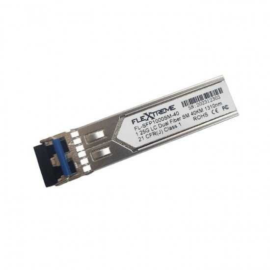 Flextreme FL-SFP1000SM-40 SFP Module 1000BaseLX Single Mode 40 Km