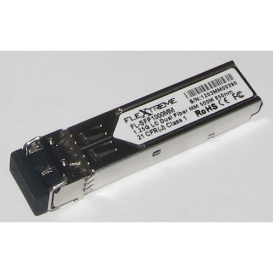 Flextreme FL-SFP1000MM SFP Module 1000BaseSX Multimode Flextreme FL-SFP1000MM SFP Module 1000BaseSX Multimode