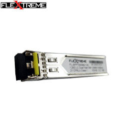 Flextreme FL-SFP1000SM-120 SFP Module 1000BaseLX Singlemode 120 Km Flextreme FL-SFP1000SM-120 SFP Module 1000BaseLX Singlemode 120 Km