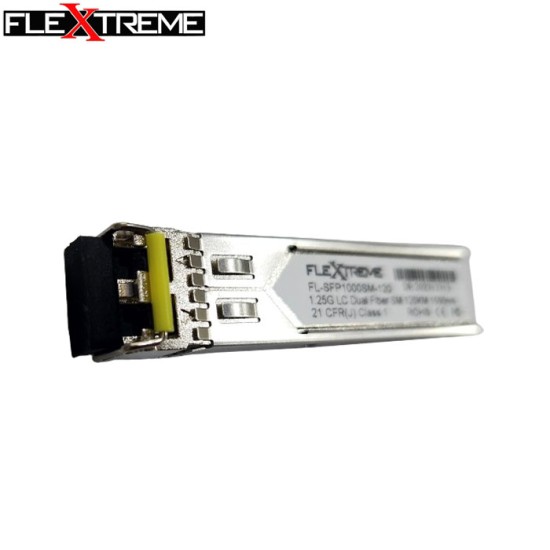 Flextreme FL-SFP1000SM-120: SFP Module 1000BaseLX Single Mode, 1550 nm, 120 Km Flextreme FL-SFP1000SM-120: SFP Module 1000BaseLX Single Mode, 1550 nm, 120 Km