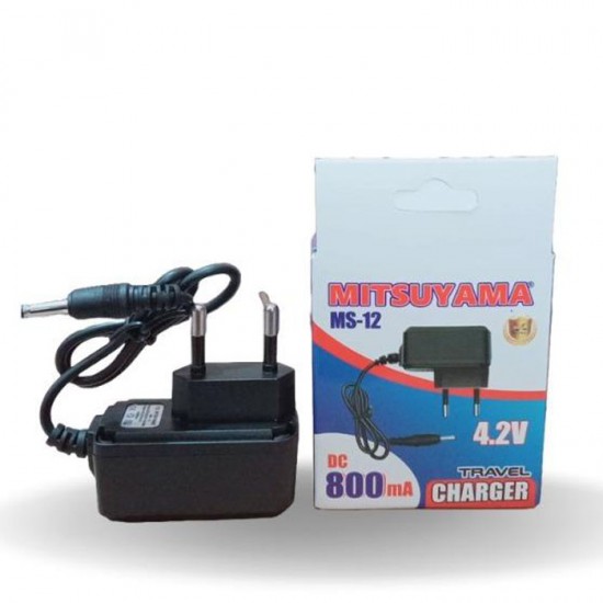 Mitsuyama MS-12 Adaptor Travel Charger DC 4.2V 800mA Mitsuyama MS-12 Adaptor Travel Charger DC 4.2V 800mA