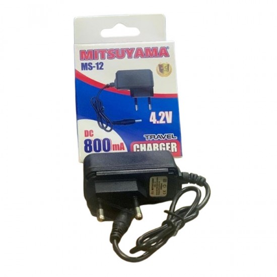 Mitsuyama MS-12 Adaptor Travel Charger DC 4.2V 800mA Mitsuyama MS-12 Adaptor Travel Charger DC 4.2V 800mA