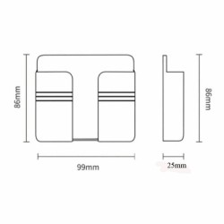 Gantungan HP Tempel Tembok Holder Handphone Dinding Gantungan HP Tempel Tembok Holder Handphone Dinding