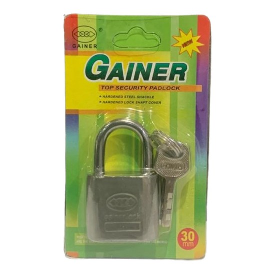 Gainer Gembok 30mm Leher Pendek Padlock 30 mm Gainer Gembok 30mm Leher Pendek Padlock 30 mm