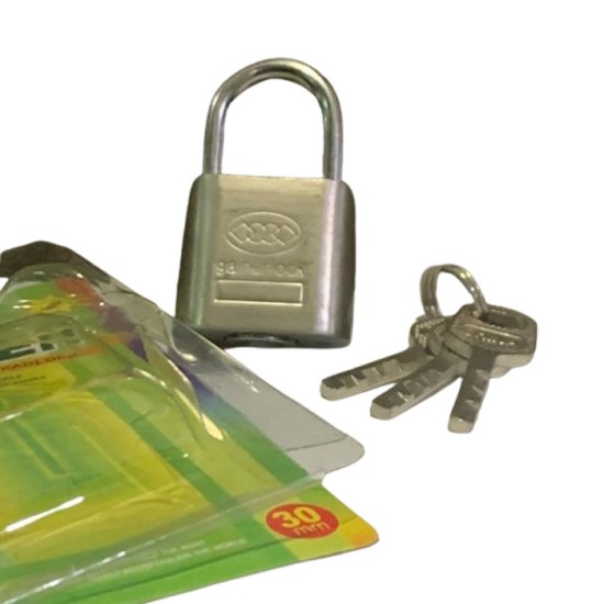 Gainer Gembok 30mm Leher Pendek Padlock 30 mm Gainer Gembok 30mm Leher Pendek Padlock 30 mm