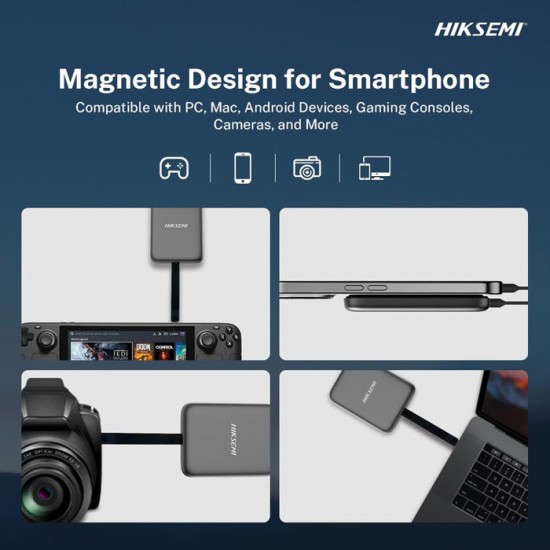 HIKSEMI HS-ESSD Elite9 Portable SSD Elite Magnet USB3.2 Gen2X2 Type-C
