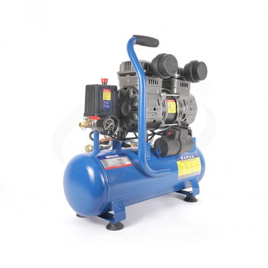 HL HI-S19 Mesin Kompresor Angin 1HP 9 Liter Oiless Air Compressor