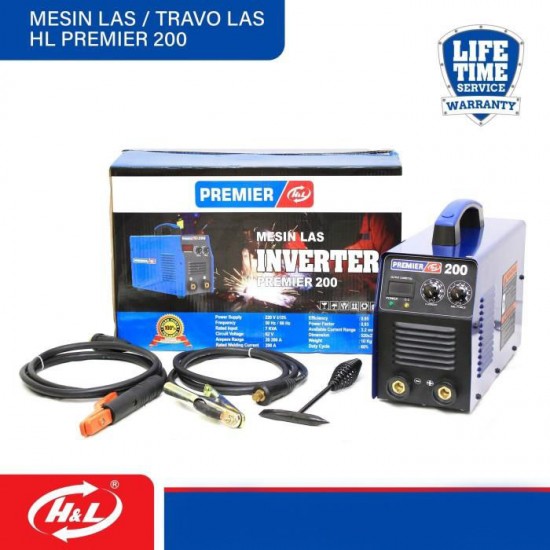HL Premier 200A Mesin Las Welding Machine Travo Inverter