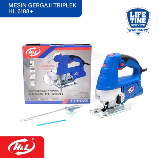 HL 6188+ Mesin Gergaji Triplek Jigsaw Laser HL 6188+ Mesin Gergaji Triplek Jigsaw Laser
