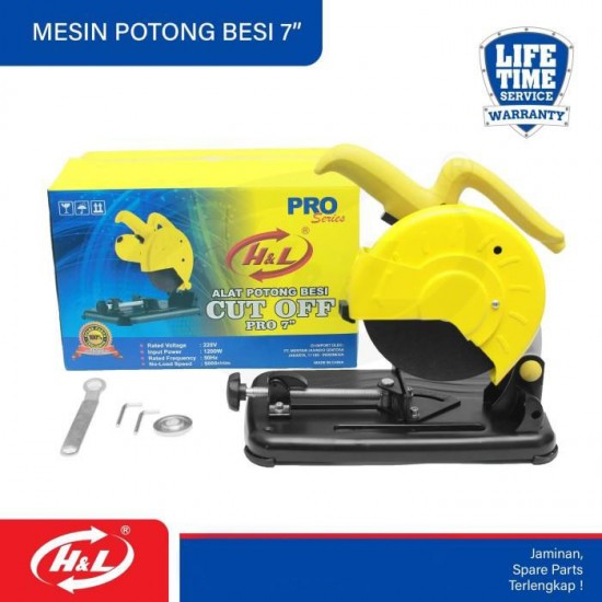 HL Pro Alat Potong Besi 7 Inch Cut Off 1200 Watt