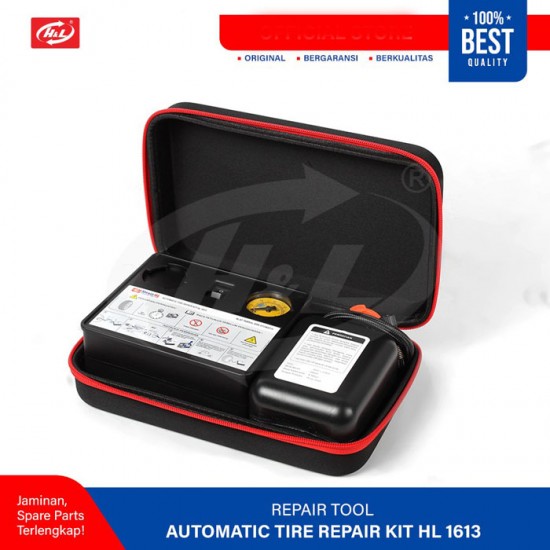HL 1613 Automatic Tire Repair Kit Alat Isi Angin Tambal Ban Motor Mobil Otomatis HL 1613 Automatic Tire Repair Kit Alat Isi Angin Tambal Ban Motor Mobil Otomatis