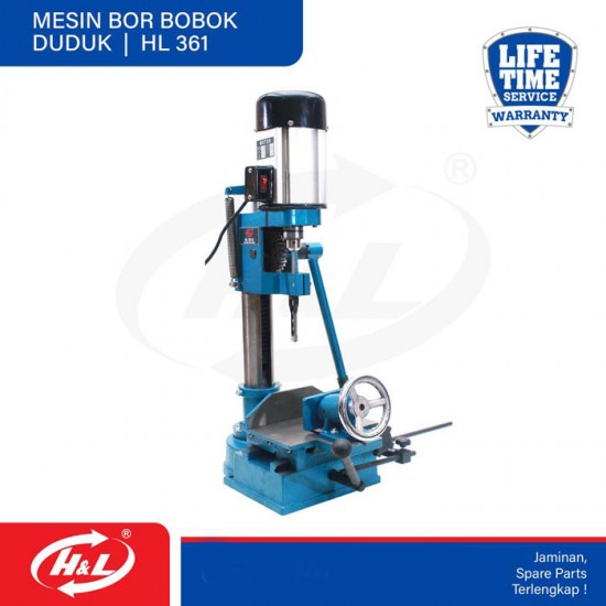 HL 361 A Mesin Bor Bobok Duduk Kayu Mortizer Machine