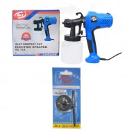 Paket HL 718 Electric Sprayer Nozzle Needle Plastik Hitam