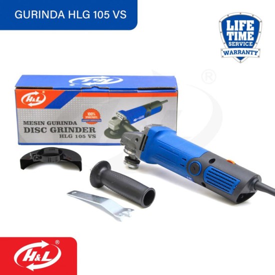 HL HLG105VS Mesin Gerinda Gurinda Disc Grinder Variable Speed HLG 105 VS HL HLG105VS Mesin Gerinda Gurinda Disc Grinder Variable Speed HLG 105 VS