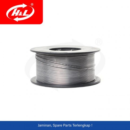 HL Kawat Las Flux Core 0.8mm 1mm 1 Kg mesin MIG