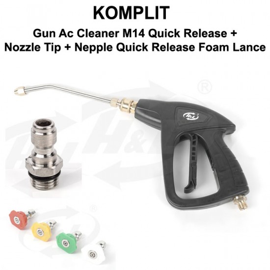 HL M14 Gun Jet Cleaner Quick Release AC Cleaner HL M14 Gun Jet Cleaner Quick Release AC Cleaner