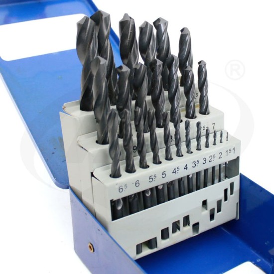 HL Mata Bor Besi HSS Box Set 1-13 mm 25 Pcs HL Mata Bor Besi HSS Box Set 1-13 mm 25 Pcs