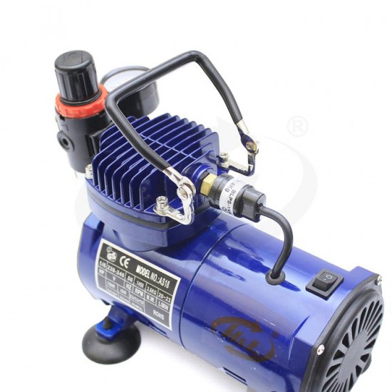 HL Mini Kompressor Complete Set Air Brush 90 Watt Kompresor Kecil