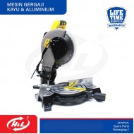 HL Pro Miter Saw 10 Inch Gergaji Mesin Kayu Aluminium