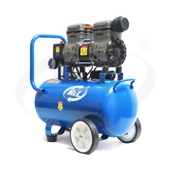 HL N1HP Mesin Kompresor Angin 24 Liter Oiless Air Compressor